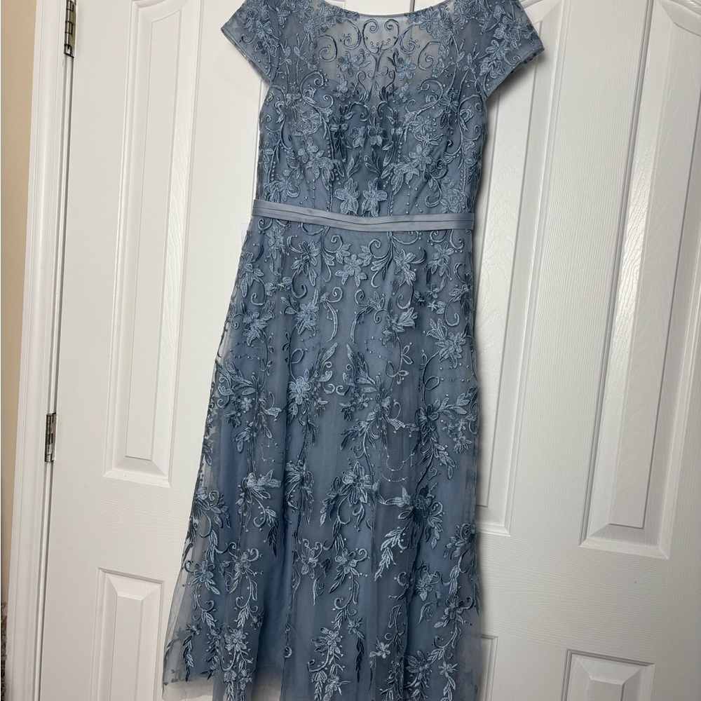 NWT Blue Mother of the Bride Dress, Size 8